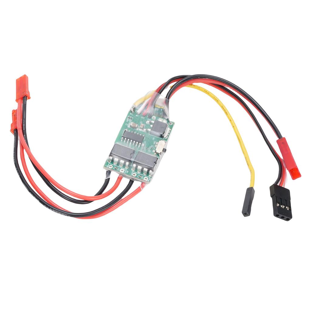 RC Car ESC Alloy ABS High Security 2 Way 5A Brushed Electric Speed Controller for RC Boat RC Tank
