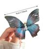 New Pearl Butterfly Hair Clips Dreamy Blue Ponytail Headdress Mesh Lace Butterfly Hairpins Hair Accessories