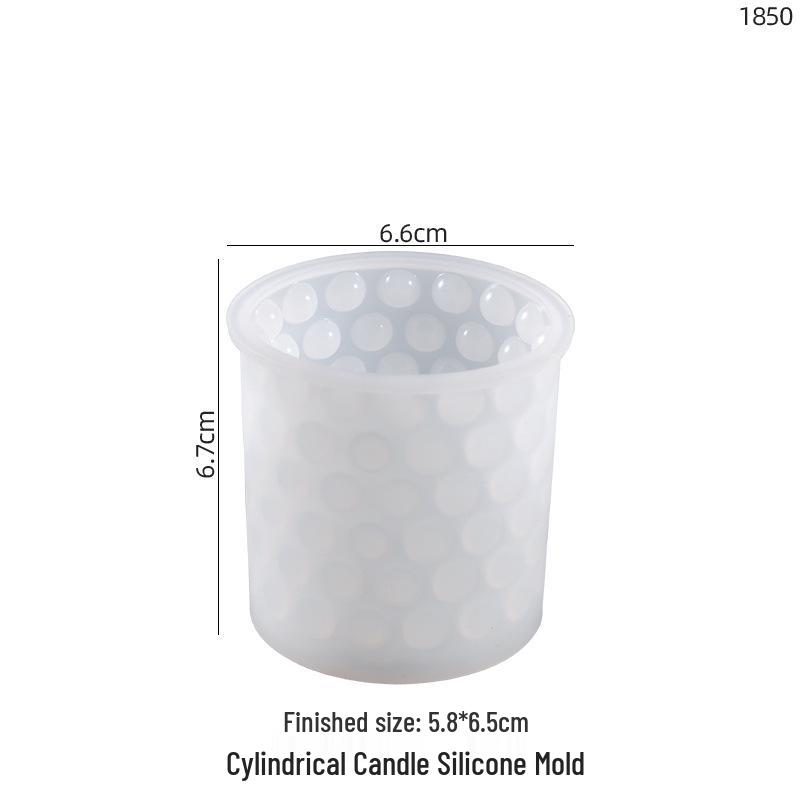 Poppy DIY Silicone Mold for Crystal Epoxy Resin: Cylinder, Sphere, Lantern, Polka Dot Candle Display Stand.