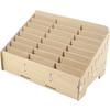 Umora Multifunctional Storage Box with Cell Phone Wooden Convenient for Office and Classroom Use Pockets, Design, (24 Compartments)