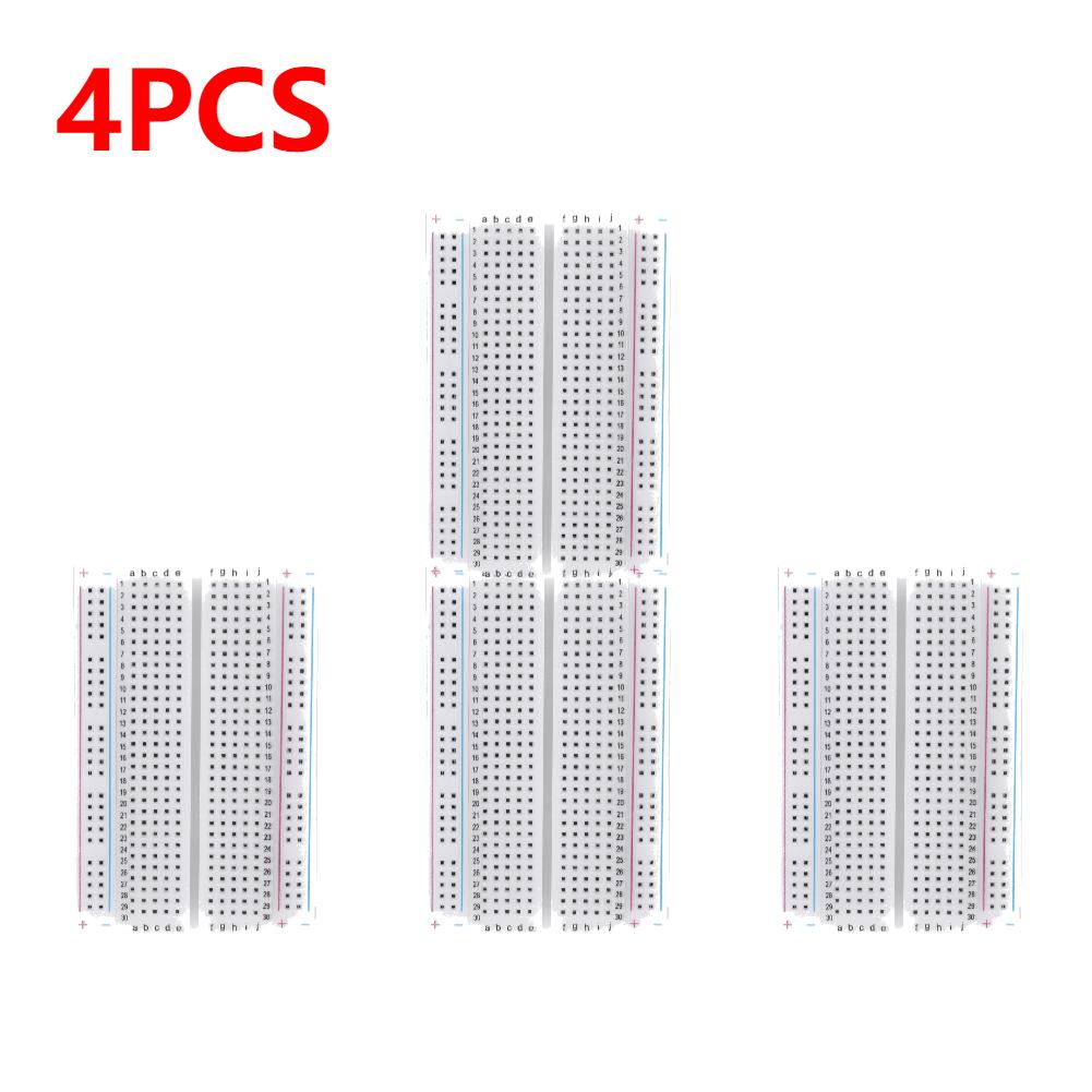 MB-102 Steckplatine 400 Punkte Lötlos PCB Bread Board Test Entwickeln Dupont-Kabel DIY Mini-Steckplatine für Bus-Test-Leiterplatte