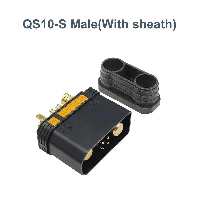 240A QS10-S Male Female Quick Connector DC 750V Electric Vehicle Charging Head Battery High Current Aircraft Model Forklift Plug Male