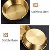 3pcs Thickening Korean Sauce Dish Stainless Steel Seasoning Dish Salad Bowls Condiment Bowl  Kitchen