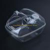 92MF Hamster Bathroom Cage Toy Accessories Clear Plastics Bath Box Relax Habitat House for Small Animals Syrian Hamsters
