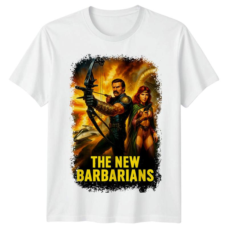The New Barbarians (1983) Movie Poster Inspired Unisex T-Shirt Retro 80s Tee