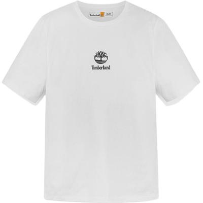 Timberland Moda SS25 Versatile Outdoor Casual Traspirante Manica Corta T-Shirt Unisex Top Bianco A43C5-100
