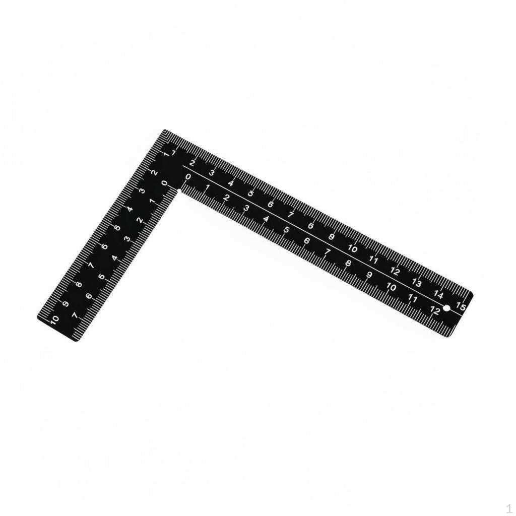 Right Angles Ruler Thickened Carpentry Square Steel for Woodworkers, Carpenters,