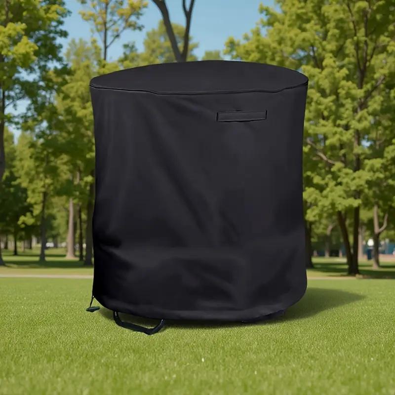 

Heavy-Duty Oxford Fabric Outdoor Storage Bin ,Durable Weather-Resistant Black Cover for Lawn Mowers, Lawn Mower Storage 85x110cm чёрный