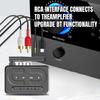 Bluetooth 6.0 Аудіоприймач RCA 3.5 мм AUX Роз'єм Стерео Музика Бездротовий Адаптер Підтримка Відтворення з U-диска Для Настільної Колонки Підсилювача