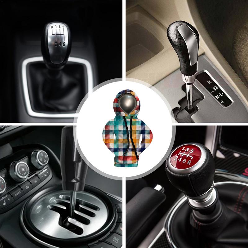 Car Gear Cover Hoodie Auto Decorative Shifter Hoodie Fashionable Shifter Stick Protective Cover Car Accessories