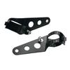 Universal 5.75" 7" Motorcycle Headlight Mount Bracket Fork Ear Chopper Headlamp Holder Clamp Adjustable Motor Fork Mount