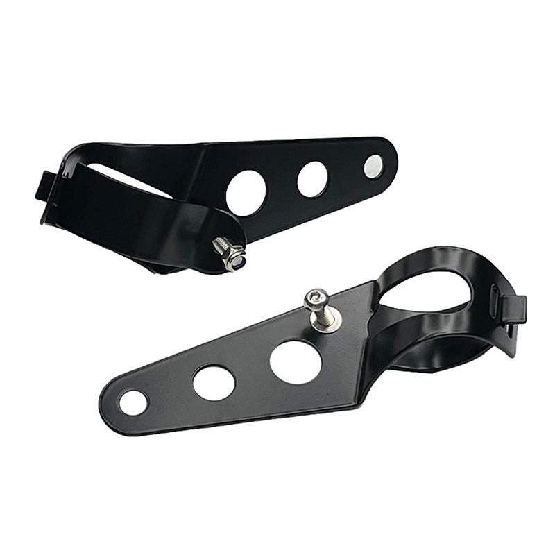 Universal 5.75" 7" Motorcycle Headlight Mount Bracket Fork Ear Chopper Headlamp Holder Clamp Adjustable Motor Fork Mount