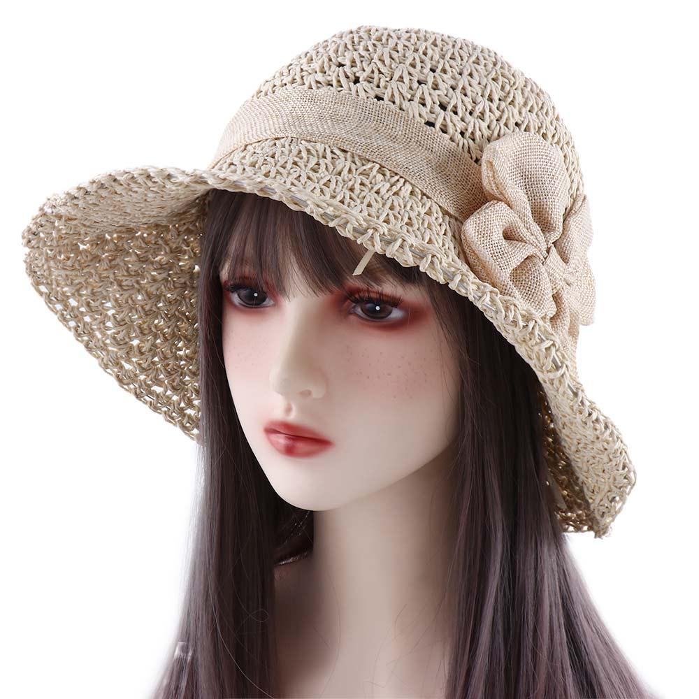 Outdoor Visor Caps Anti-UV Sun Hat Shading Hat Korean Style Cap Seaside Straw Hat Women Sun Hat