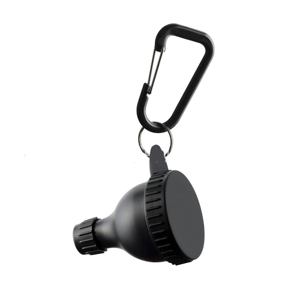 

15g/50ml Protein Powder Bottle with Carabiner Reinforced Cap Medicine Box Health Funnel Leak Proof Protein Powder Container чорний