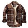 Camicia Invernale Uomo Inverno Cotone Fodera Pile Camicie Casual Uomo Spessa Lana Manica Lunga Camicia a Quadri Camicie Cappotto Camisas