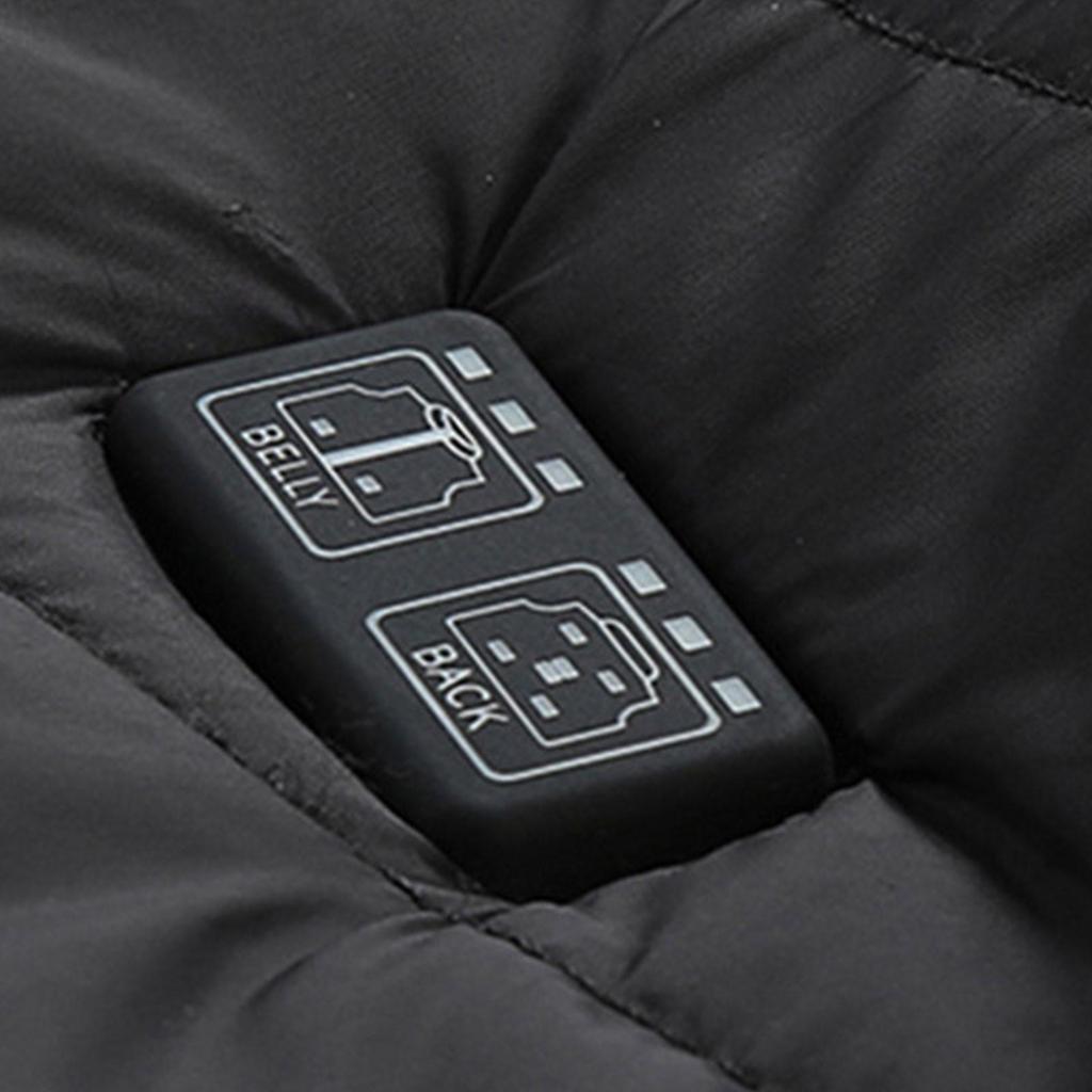 Nuovo giubbotto riscaldante intelligente elettrico a temperatura costante con doppio controllo e 9 temperature