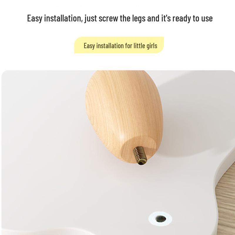 Curved Edge Desktop Monitor Stand and Storage Shelf