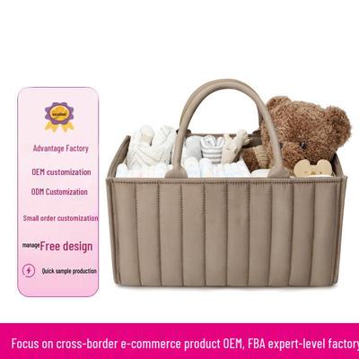 Foldable Diaper Travel Tote: Large Capacity Mother & Baby Storage Bag