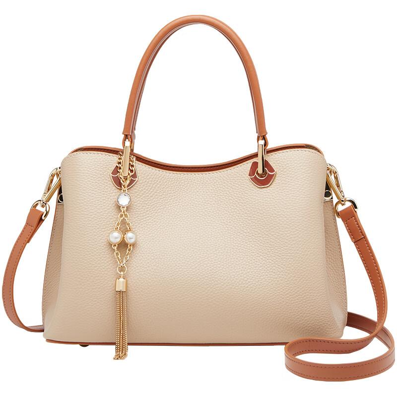 ZOOLER Women's Handbag, Genuine Leather Tote Bag, Crossbody Bag