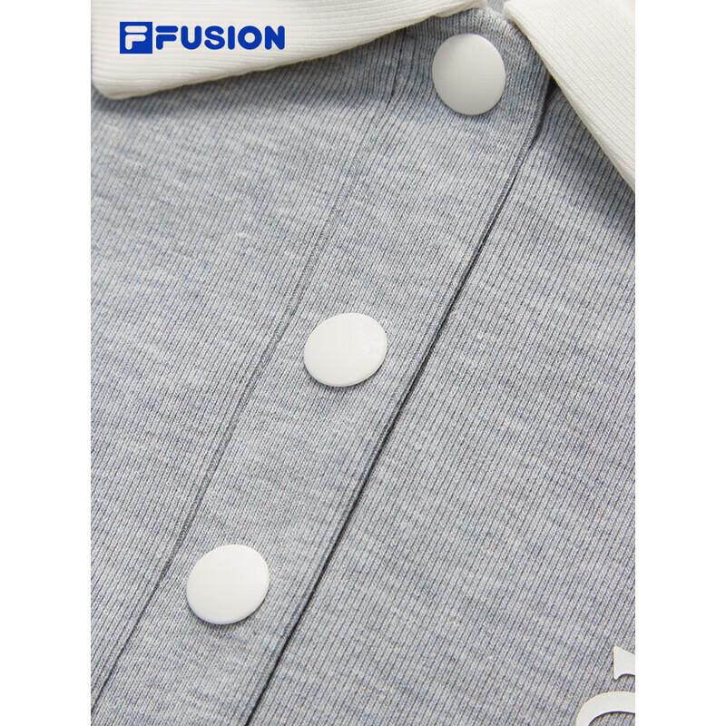 Fila FUSION Women's Faux Two-Piece Knit Polo Shirt