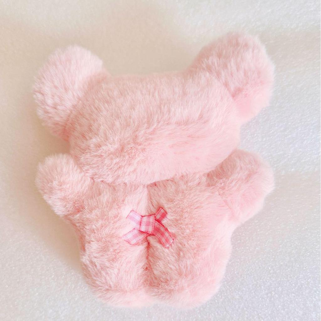 [USED] Lily Ribbon Bear Artist Wool Teddy Bear Handmade Plush Toy