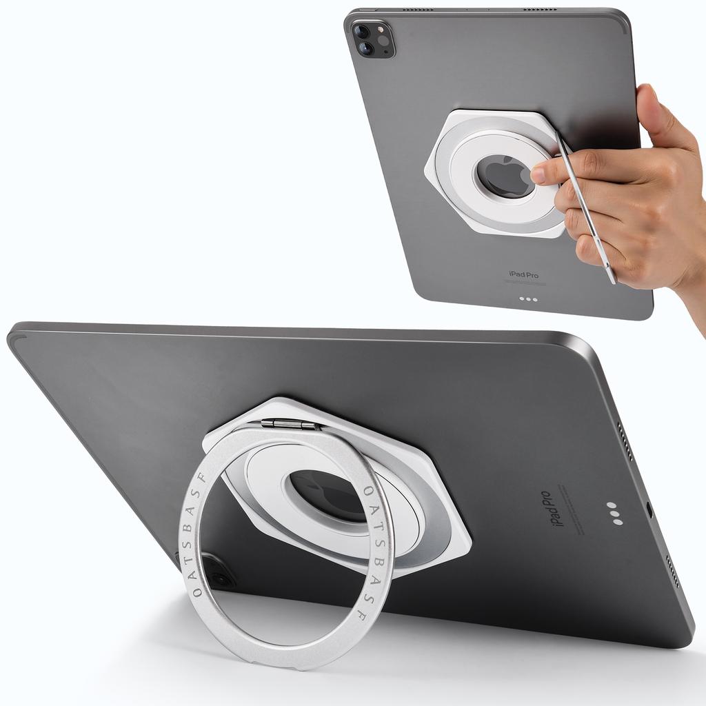 Eary für iPad Halter Aluminium Tablet Ständer Mit 360° Drehbarer Magnetischer Griff Halter Ständer Kompatibel Mit iPad Mini Allen Tablets