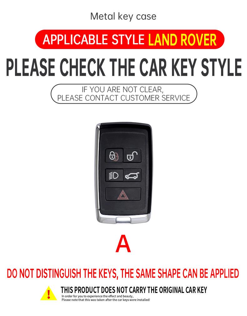 Land Rover Key Case: Protective Cover for Range Rover, Defender 110, Evoque, Discovery Sport, Velar