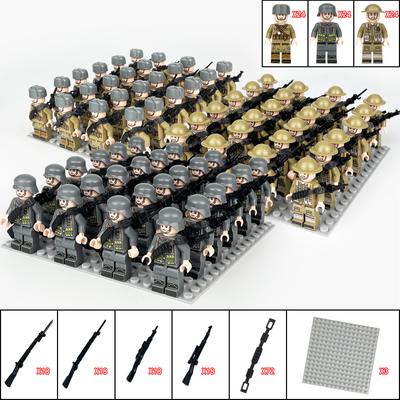 24ks Phalanx Army Doll B1 Balení Zbraň Malé zrno Základní deska Stavebnice pro panenku