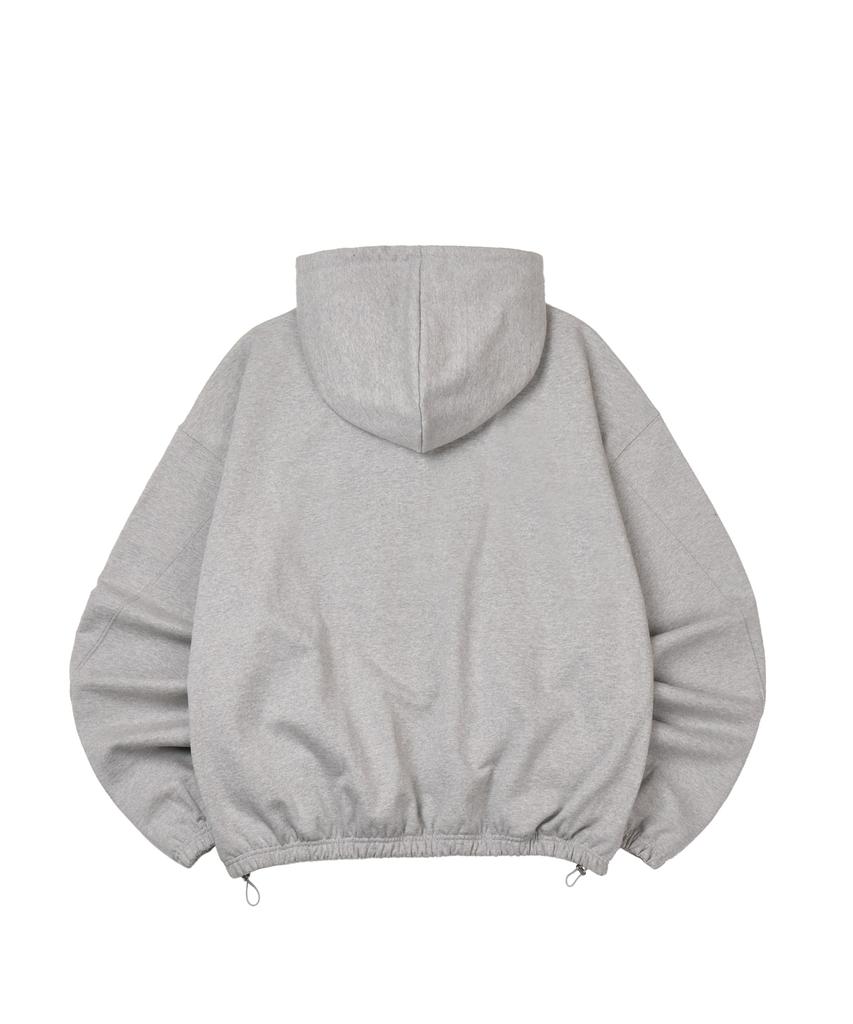 Masat Cross String Hood Zip _ Gray