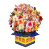 Paper Flower Bouquet Card Forever Flower Bouquet 3D Pop Up Greeting Cards For Valentines Day Graduation Day