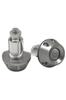 Tropchou Bike Bar End Grips for Aluminum Handles, Aluminum Handles, 22.2mm, Set of 2 (Silver)