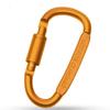 D-Shaped Colorful Aluminum Carabiner Multi-Functional Quick Link Backpack Hook