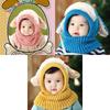 Baby Winter Hat Without Brim With Round Top And Ethnic Knit For Cozy Cold Days