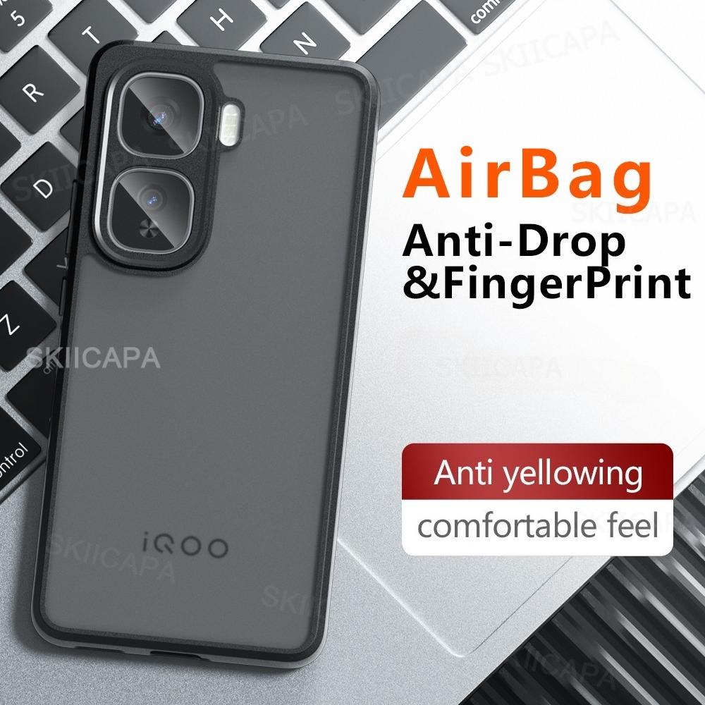 Etui na VIVO IQOO Neo 10 Pro Plus Półprzezroczyste Matowe Wstrząsoodporne Twardy Bumper Miękkie Przezroczyste Tylne Etui na VIVO IQOO Neo 9s Pro Plus