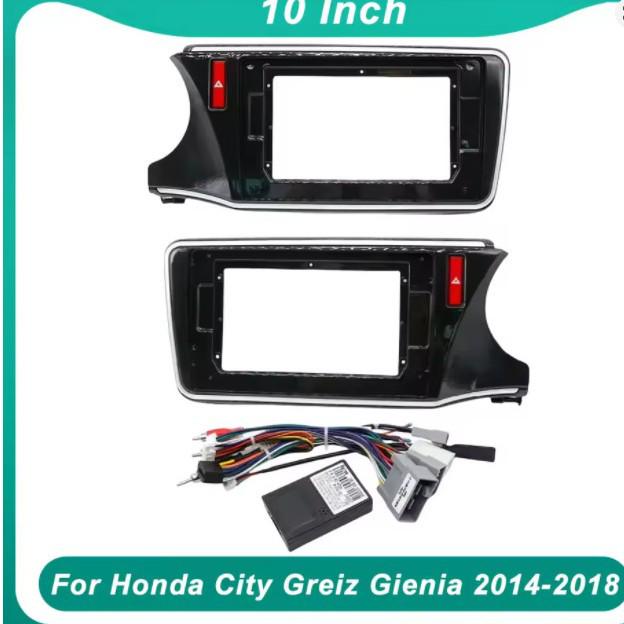 2014 Honda City Android Navigation Audio Panel 9 /10.1  Console Frame Kit Left 10.1 inch