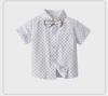 British Baby 1-Year-Old Summer Boy's Thin Shorts and T-Shirt Set