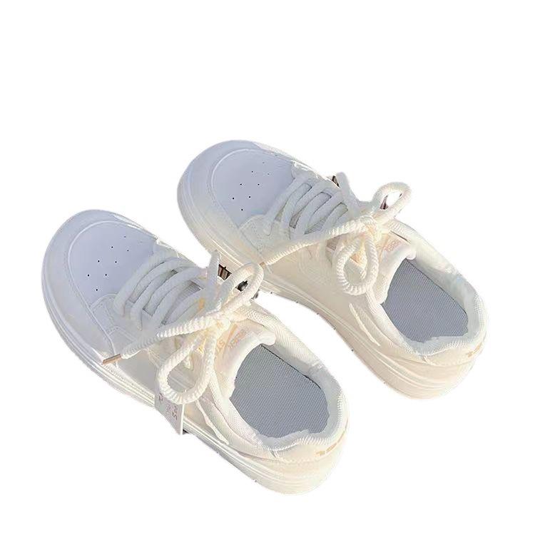 Sports and leisure shoes for women spring 2025 new women's shoes thick soled board shoes