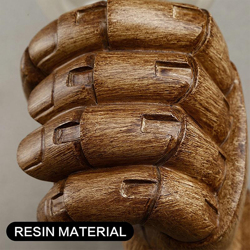 Kreative Retro E27 LED Antike Harzfaust Wandleuchte Europäischer Stil Bar Restaurant Café Dekorative Wandleuchte Linke und Rechte Hand