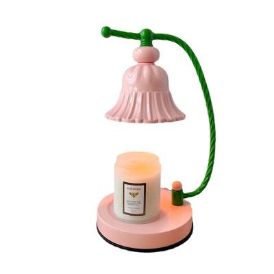 Kerzenwärmerlampe Dimmbar Rauchfrei Romantisch Europäischer Stil Metall Kerzenschmelz Tischlampe für