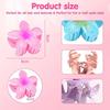 Pince Cheveux Fleur,6 Pièces Pince a Cheveux Fleur AntidéRapante Pince Cheveux Fleur Hawaienne Grandes Pince Fleurs Cheveux Plumeria