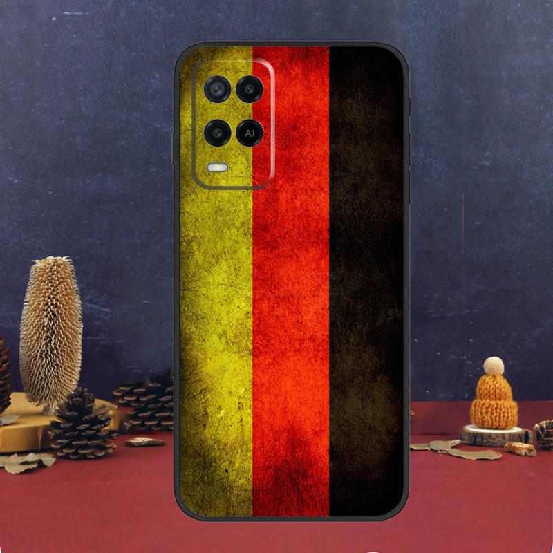Germany Flag Banner Case For Oppo A60 A80 A40 A6 A5 Pro A15 A16 A17 A57 A94 A74 A54 A76 A96 A18 A38 A58 A78 A98