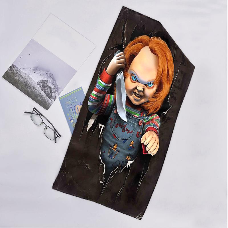 Chucky Fashion Beach Towel: Ideal for Summer Adventures Soft, Absorbent and Quick Drying Suitable for Swimming and Bathing