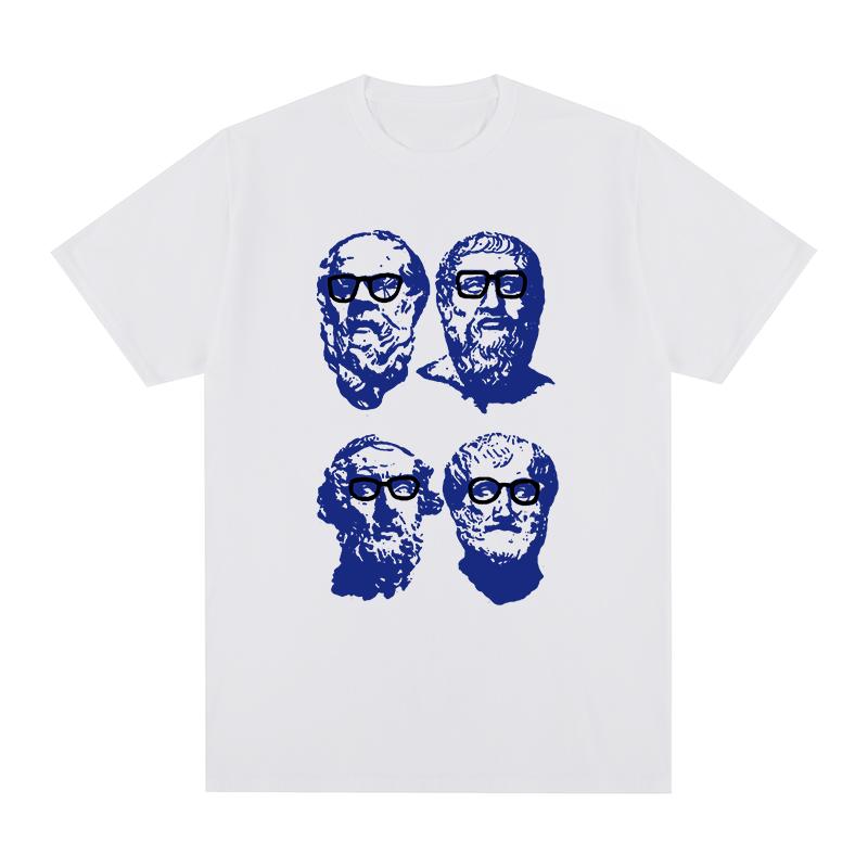 Philosophy Vintage Tshirt Socrates Plato Aristotle Creative Metaphysica Fun Cotton Unisex T Shirt New Tee Tshirt Unisex Tops S