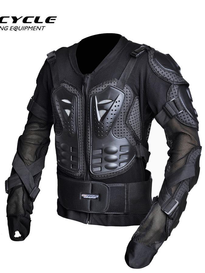 Off-Road Motorcycle Racing Suit Anti-Fall Armor Gear XXXL чёрный