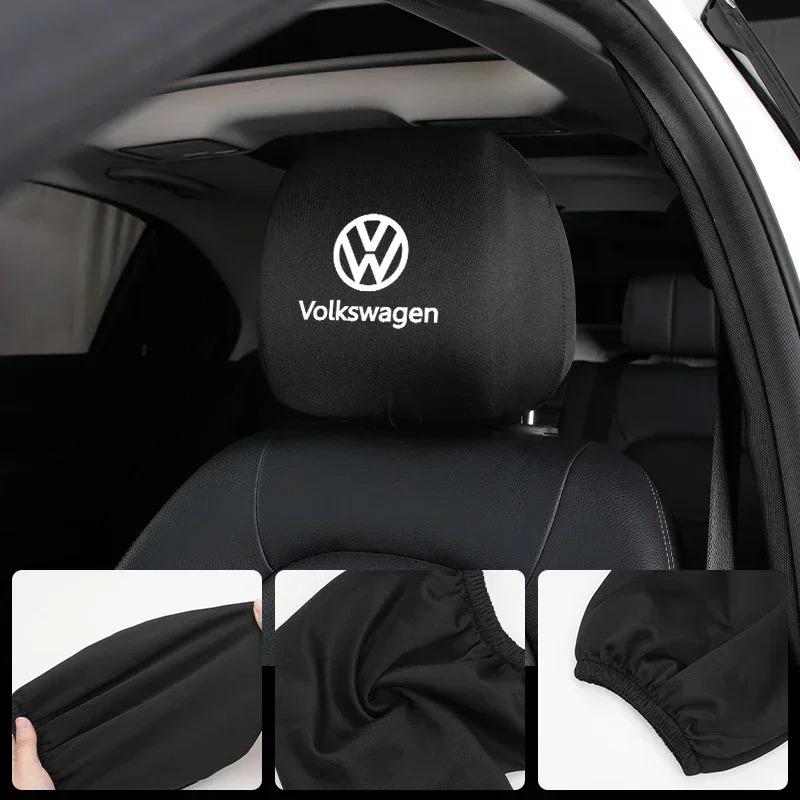 Coprisedile Poggiatesta Auto Protettivo Anti-Sporco Cuscino Protettore Per VW Scirocco Jetta Beetle Golf Passat Polo Tiguan Sharan GTI