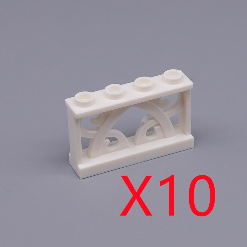 MOC City Architecture Building Blocks Basic Accessories Fences Stairs Houses Gardens Tree Trunks Bricks Compatible Toy Gift X031