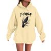 Women's Fashion Casual Long Sleeve Loose  Printed Sweatshirt