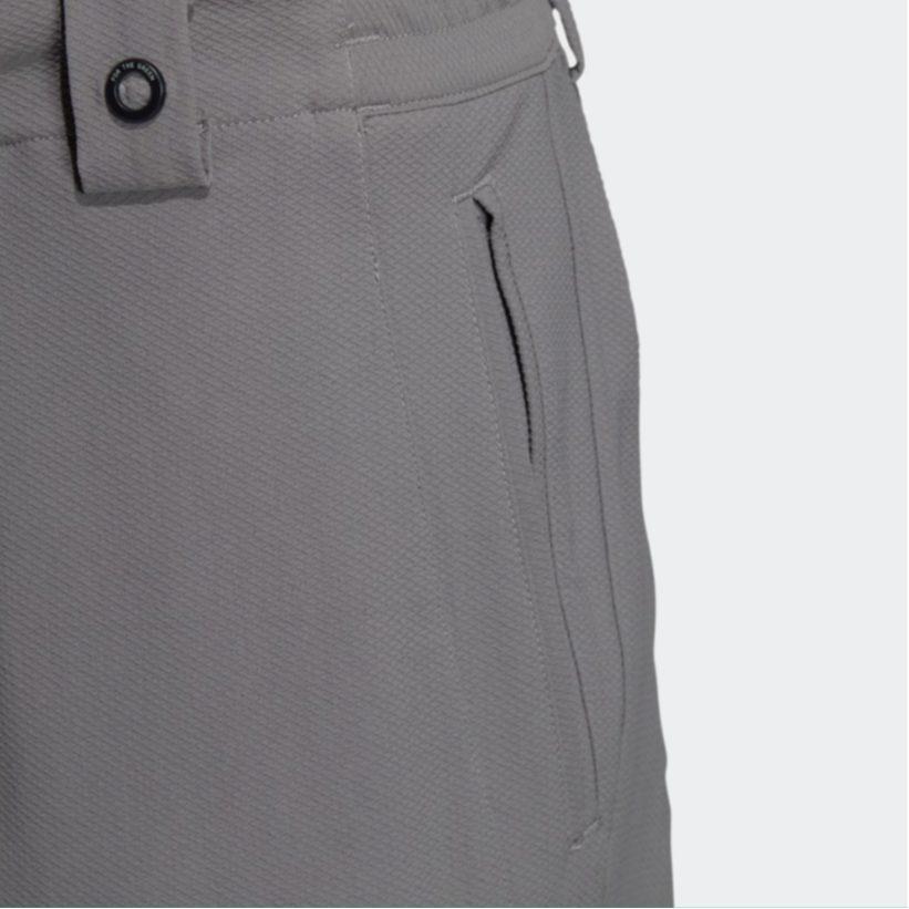 Adidas Knitted Sweatpants Men's Gray Moderate Cuffed Pants HG3252