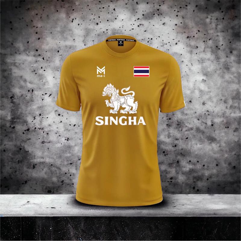 

Футбольная тренировочная майка Таиланда, повседневная, с принтом CHEER, быстросохнущая, с круглым вырезом, полиэстер, с коротким рукавом, с логотипом льва, спортивная, для активного отдыха 2XL