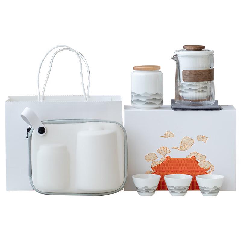 Portable Ceramic Travel Tea Set